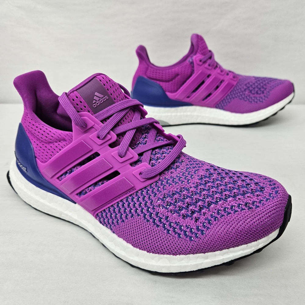 Adidas Ultraboost 1.0 W Running‎ Shoes JR1993 Purple Blue White Women's Size 7